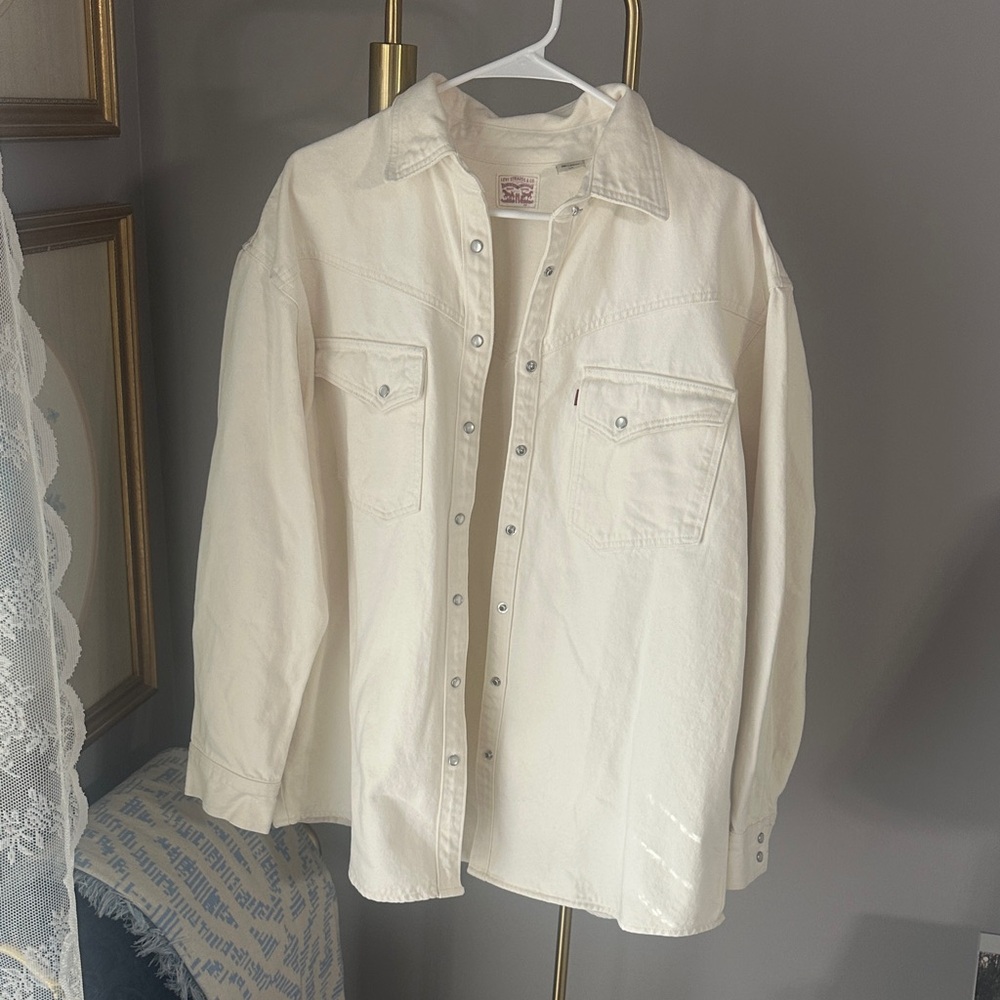 Levi's Off-White Casual Shirt